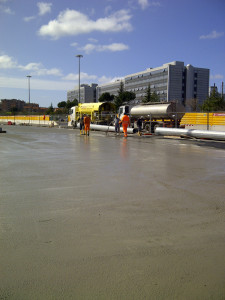 pavimentazione piazzale sosta autobus - Sintexcem - ATAC Roma