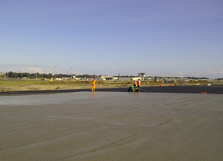 riqualificazione pavimentazione testate delle pista di volo - aeroporto di Catania